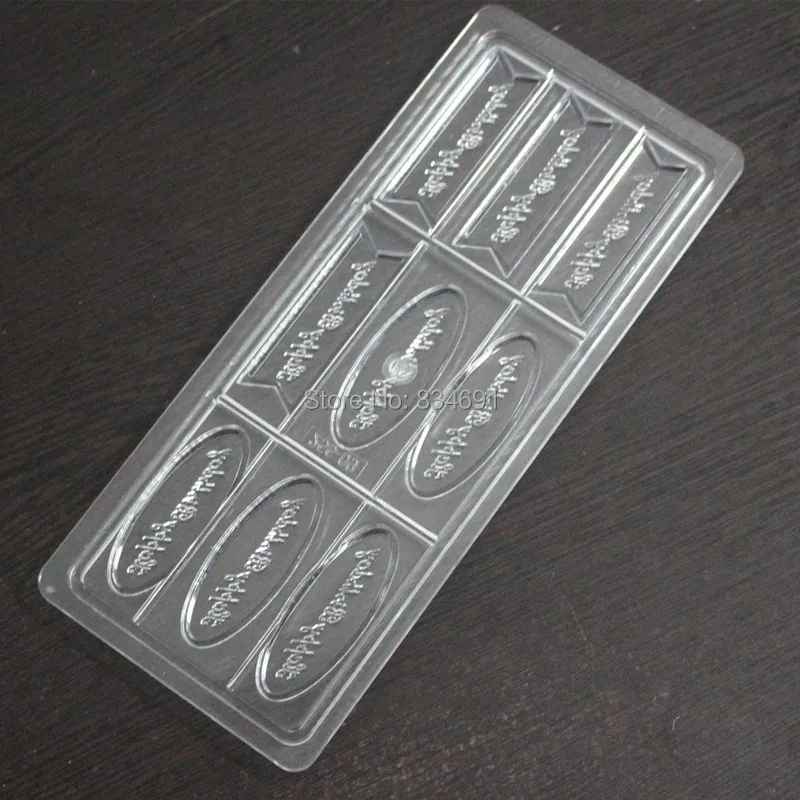 Твердый лоток для конфет из поликарбоната с днем рождения|chocolate mold|chocolate mold