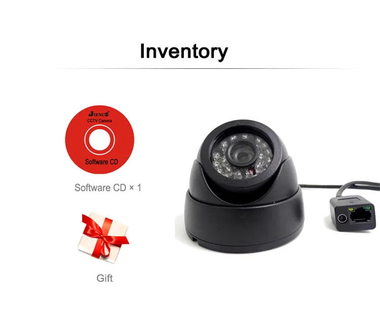 Ip-камера 720P 960P 1080P CCTV, охранное видеонаблюдение, домашняя купольная p2p система, инфракрасная HD мини ip-камера с поддержкой ONVIF JIENU