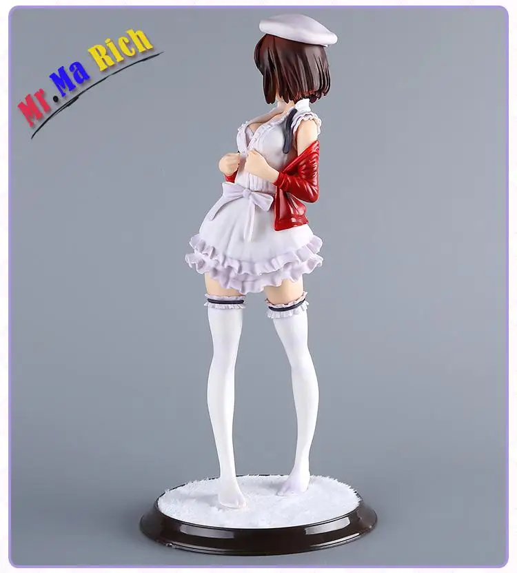 24 см аниме Giapponese Figura Saenai Heroine No Sodatekata Katou Megumi Stand Ver. Пикантная фигурка из ПВХ Da Collezione