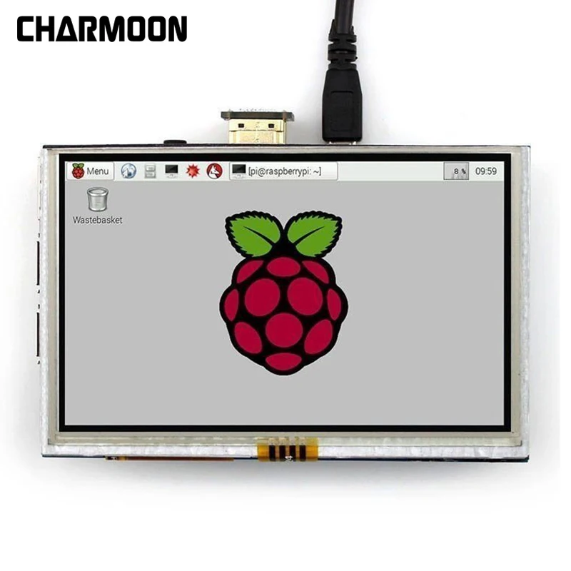 7-дюймовый емкостный 5-точечный сенсорный экран 800x480 TFT ЖК-Дисплей HDMI модуль для