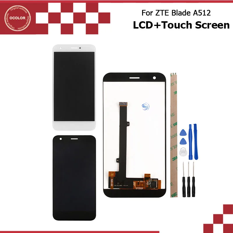 Ocolor для zte Blade A512 lcd и инструмент ремонта сенсорного экрана в сборе Часть 5 2