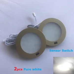 2 шт., светодиодный светильник с датчиком движения, 3 Вт, 4000 к