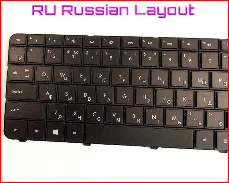 Новая клавиатура RU Русская версия для ноутбука HP 431 435 436 450 455 Q68C 635 655 650 630 636 CQ430 CQ431