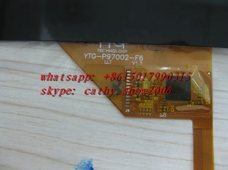 9,7 дюймов для сенсорного экрана с дигитайзером, YTG-P97002-F6 AD-C-970778-1-FPC Сенсорная панель белый или черный