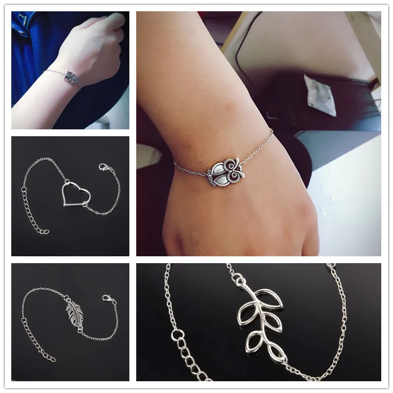 Очаровательные браслеты для мужчин ретро женские ювелирные изделия женский