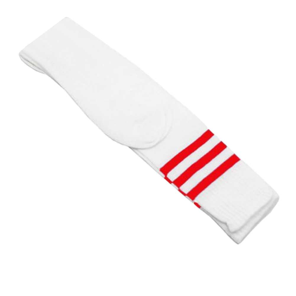 1 пара полосатые эластичные футбольные длинные носки до колена | Мужская одежда