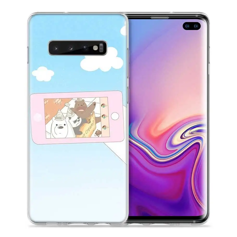 Мы льда голые медведи Чехол для samsung Galaxy S8 S9 S10 5G S10e S7 Note 8, 9, 10, J4 J6 плюс J5 J8 J3 силиконовый чехол для мобильного телефона с изображением персонажа мультфильмов сумки