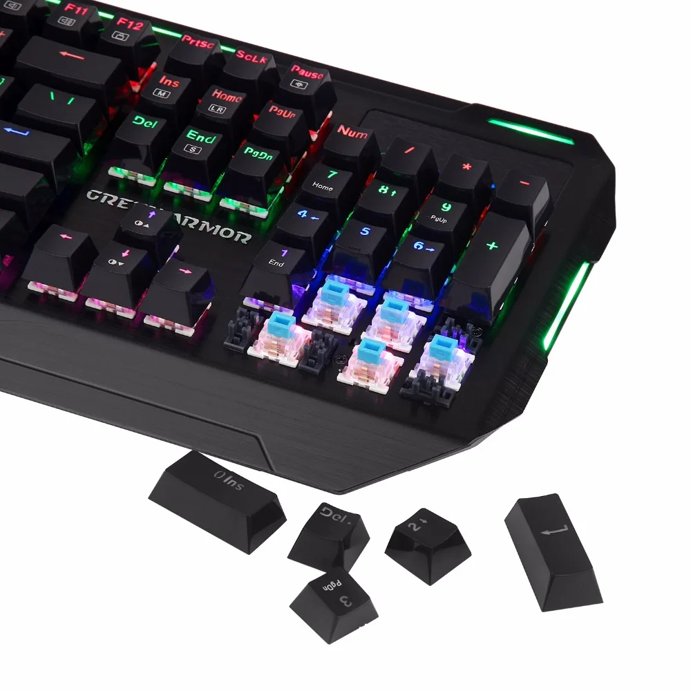 X3000 Механическая игровая клавиатура со светодиодной подсветкой эргономичная