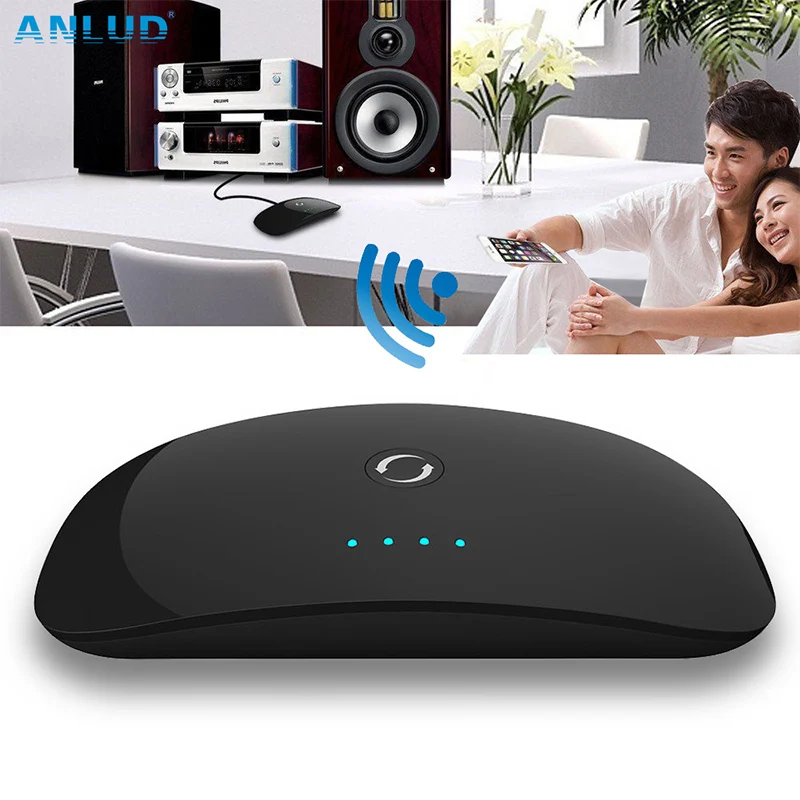 Anlud передатчик Bluetooth приемник Беспроводной стерео аудио адаптер A2DP для
