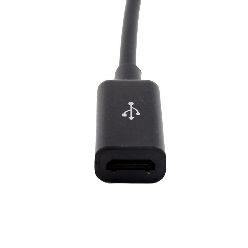 1 шт. 15 см USB Micro Female Jack для USB 3,1 type C штекер разъем для передачи данных зарядный кабель-адаптер шнур черный
