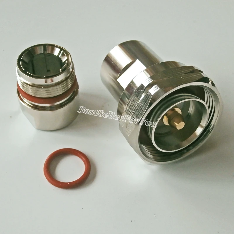 1 шт. 7/16 DIN штекер зажим для 1/2 &quotгофрированного кабеля RF разъем Стандартный|clamp