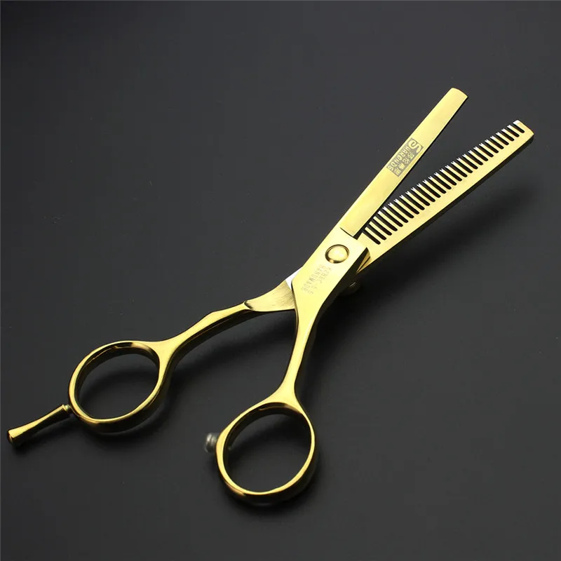 

professional titanium 5.5 hair scissors thinning cutting hairdressing scissors scissor set styling tools 440c stainless steel