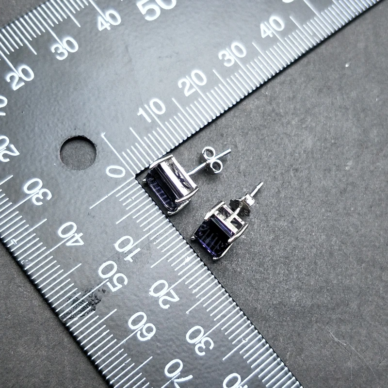 Bolaijewelry природный варяжский камень кольцо и серьги 925 серебро ювелирные украшения