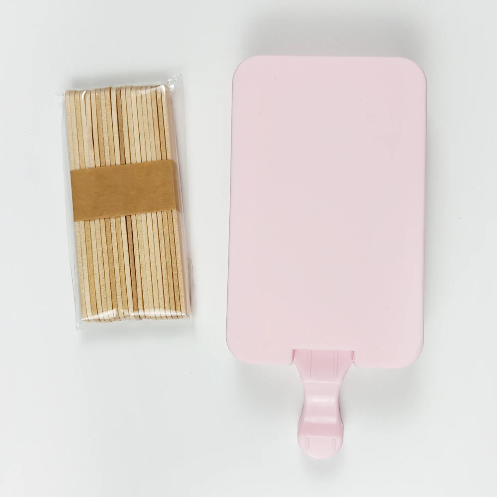 Silicone Ice Cream Mold Animal Icecream Bar Maker Cow Rabbit Pig Ice Cube Jello Mold Tray Square DIY Frozen Sucker Popside Tools