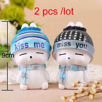 Height 9cm 1 set 3d Аниме гипсовые силиконовые формы DIY штукатурка фигурка ремесло бетон гончарная глина форма модель свинья гипсовая форма для рождественского декора - Цвет: Height 9cm 1 set