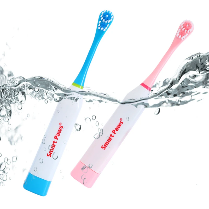 Электрическая зубная щетка для собак чистка зубов с нескользящей ручкой