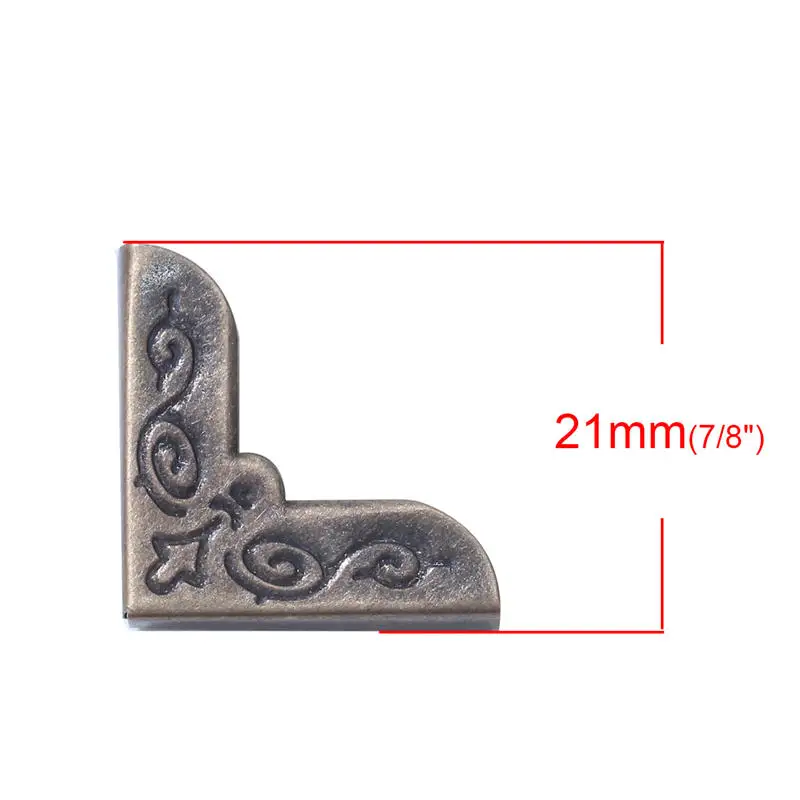 Сплав на железной основе Угловые протекторы для коробки Альбомы скрапбукинга