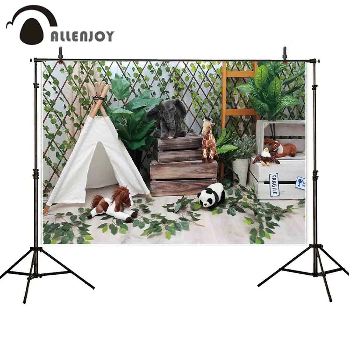 

Allenjoy задний фон для фотосъемки с декором в стиле сафари