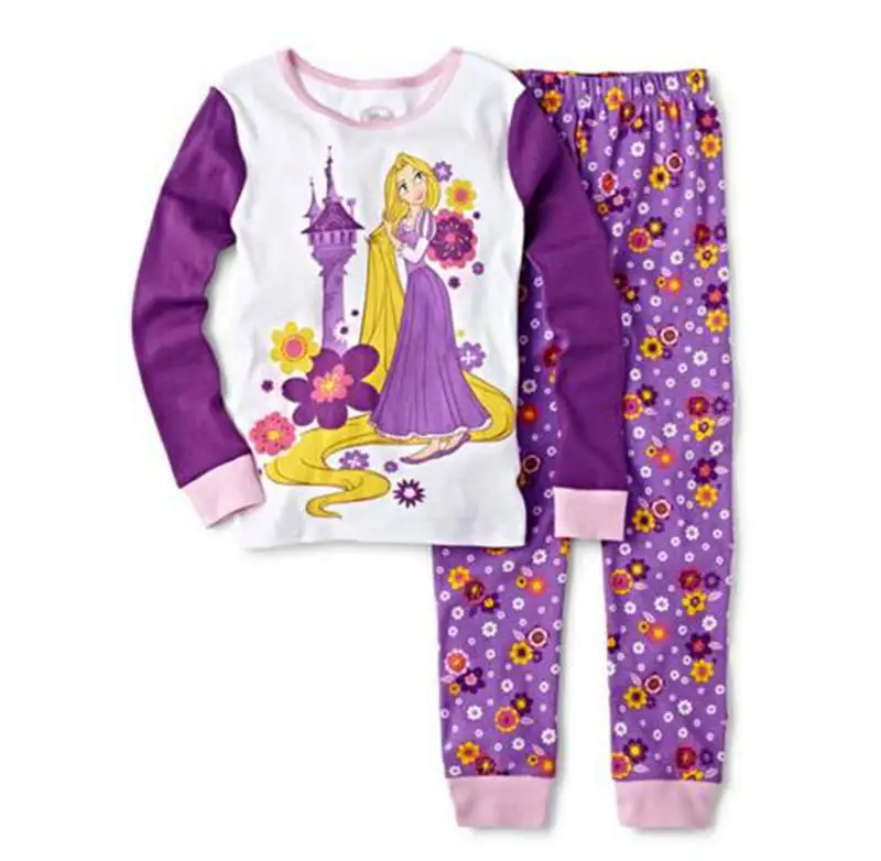 New year gift Kids Baby Boys Cartoon Pajama Sets 2pcs Children girls Sleepwear Homewear Long Sleeve Pajamas set for christmas | Детская