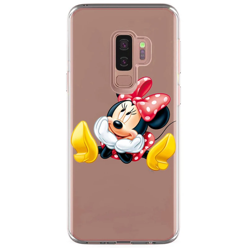 Для Samsung Galaxy S9 S9Plus S8 Plus S7 edge Note 8 A3 A5 2017 TPU цветной мягкий чехол с изображением Микки