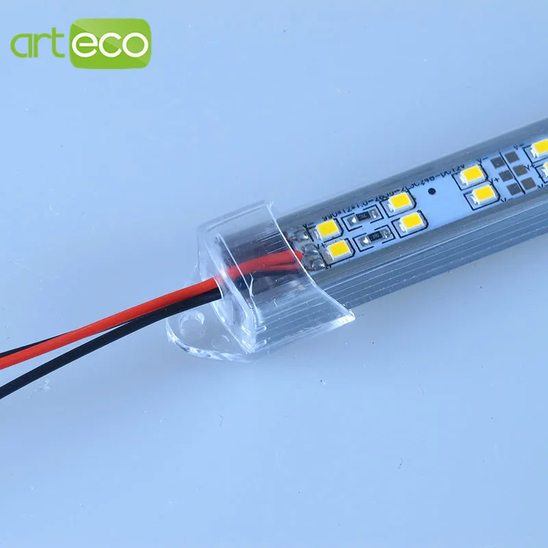 5 шт. 50 см DC12V Светодиодные панели SMD 2835 72LED Двухрядные с прозрачным/молочным