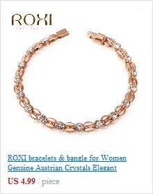 Серьги-гвоздики ROXI для женщин, модное ювелирное изделие, женские серьги с синими кристаллами, серьги цвета розового золота, серьги mujer moda, серьги-гвоздики