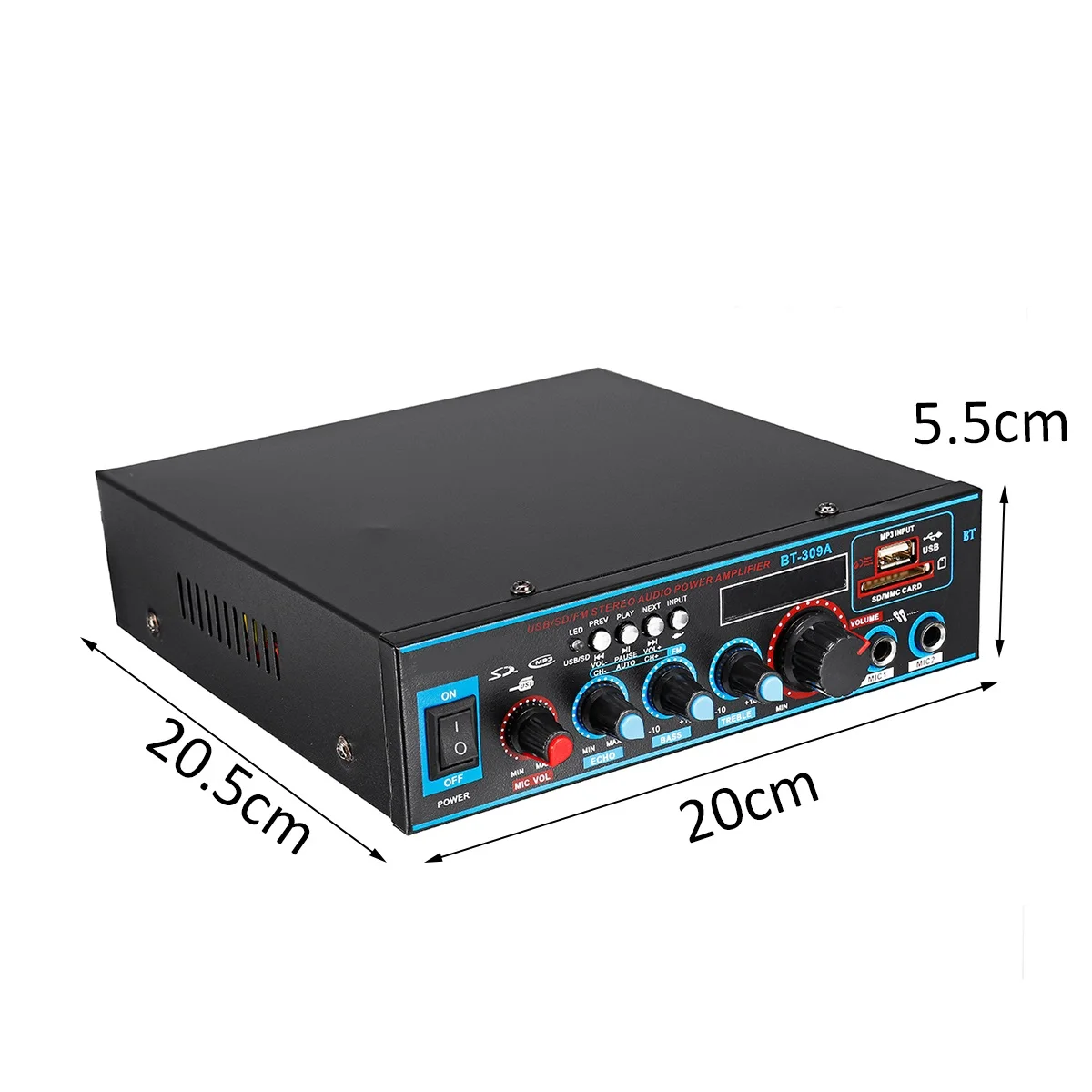 HIFI 2CH 800 W аудио Мощность усилитель 12/220 V Проекторы для домашнего кинотеатра с