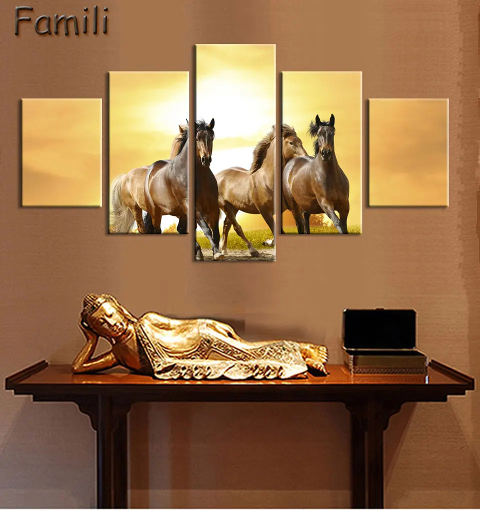 5 шт./компл. большие настенные картины для гостиной украшения шт. современные на