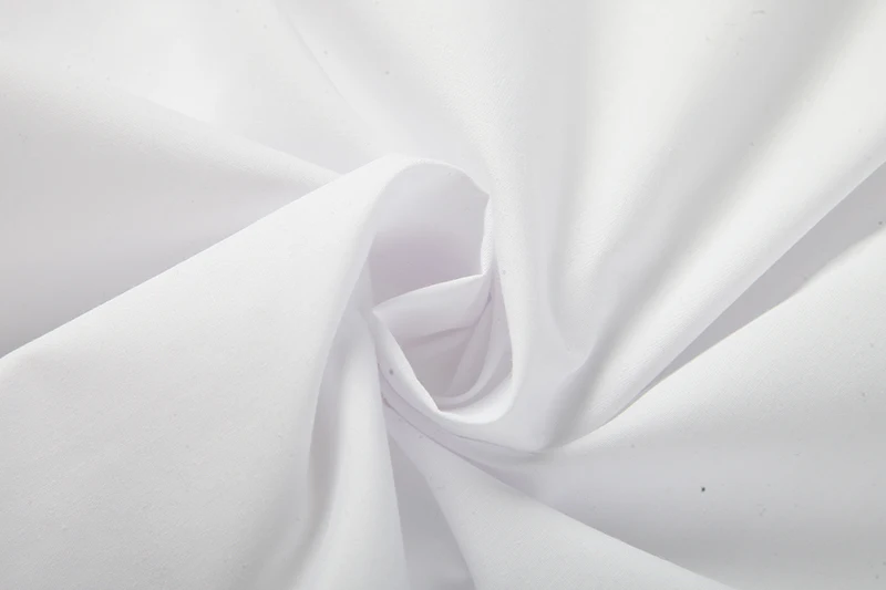 Женская хлопковая рубашка с v-образным вырезом белая Повседневная Блузка рукавом