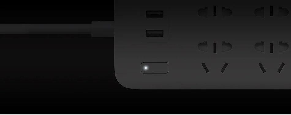 Xiao mi силовая лента 2.1A Быстрая зарядка 3 USB удлинительная розетка 6 розеток адаптер США Великобритания ЕС AU mi силовая полоса