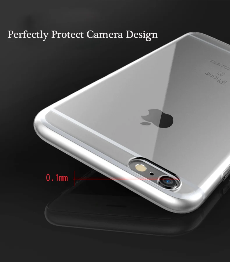 Ultrathin HD Transparent Slim Phone Cases For Apple iphone 6 /6S/6 Plus/6S Plus Soft Imported TPU Case Cover DUZHI Brand BA176 | Мобильные