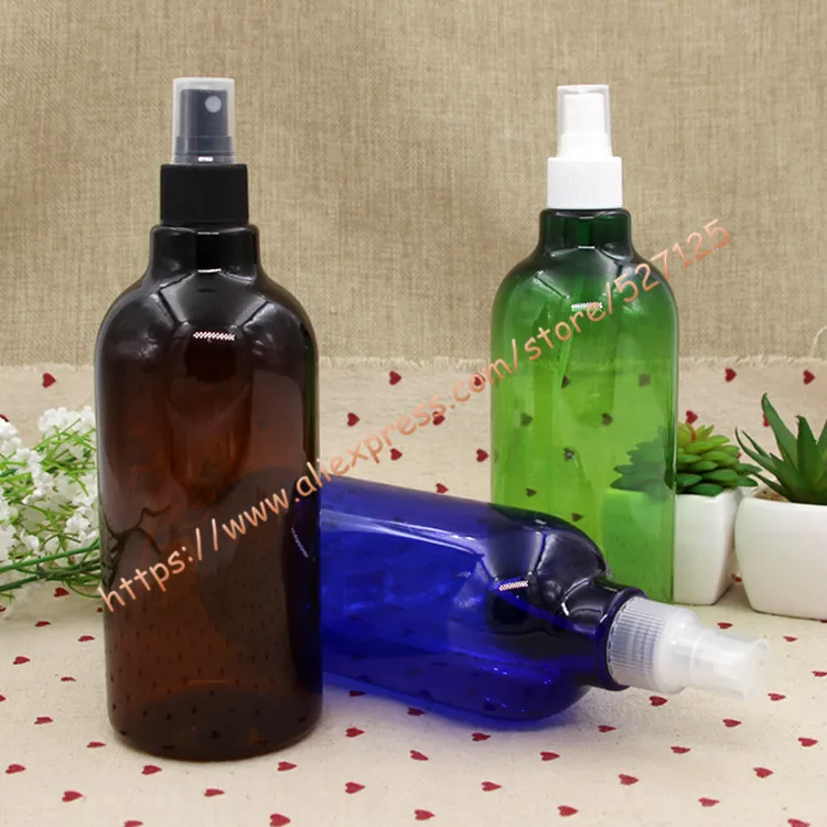 500ml Inclined Shoulder PET Bottle With White/Clear/Black Plastic Sprayer.Mist Bottle. Travel Refillable Perfume Container | Красота и