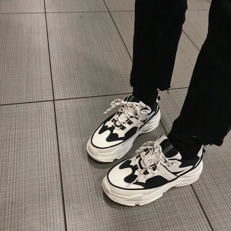 LMCAVASUN/Повседневная обувь; женские брендовые кроссовки на платформе; zapatillas mujer; сезон весна; Новинка; женская обувь с перекрестной шнуровкой; chaussures femme