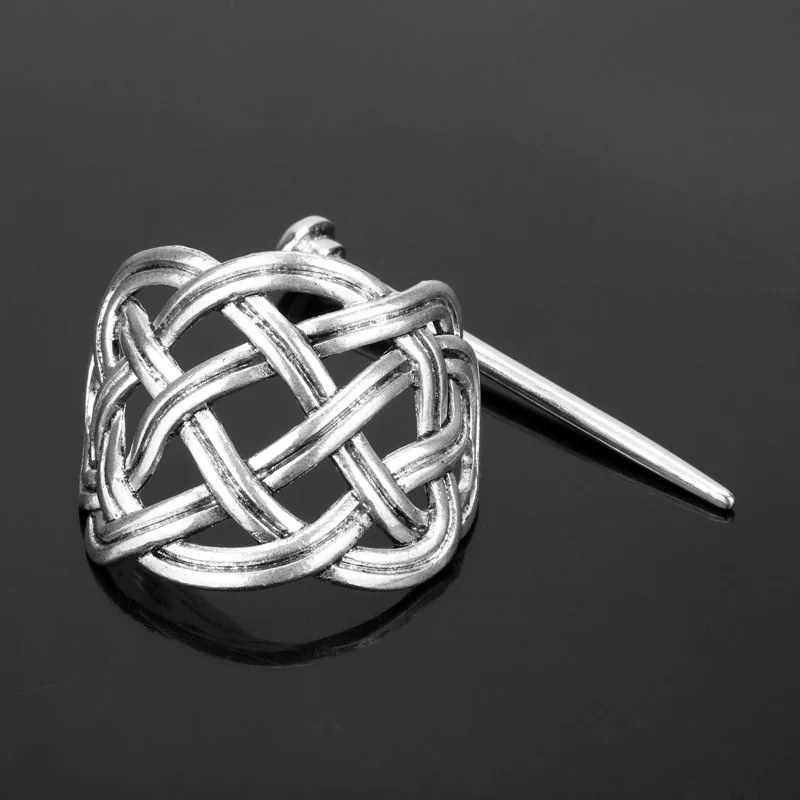 Заколка для волос Viking Celtics Knots Crown, винтажная металлическая заколка для волос с драконами, заколка для волос, ювелирные аксессуары для волос для женщин и девушек