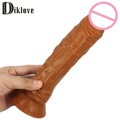 Искусственный пенис, 8,9 дюйма, 5 цветов, большой фаллоимитатор 23 см, реалистичные секс-игрушки женские фаллоимитаторы для женщин, искусствен...
