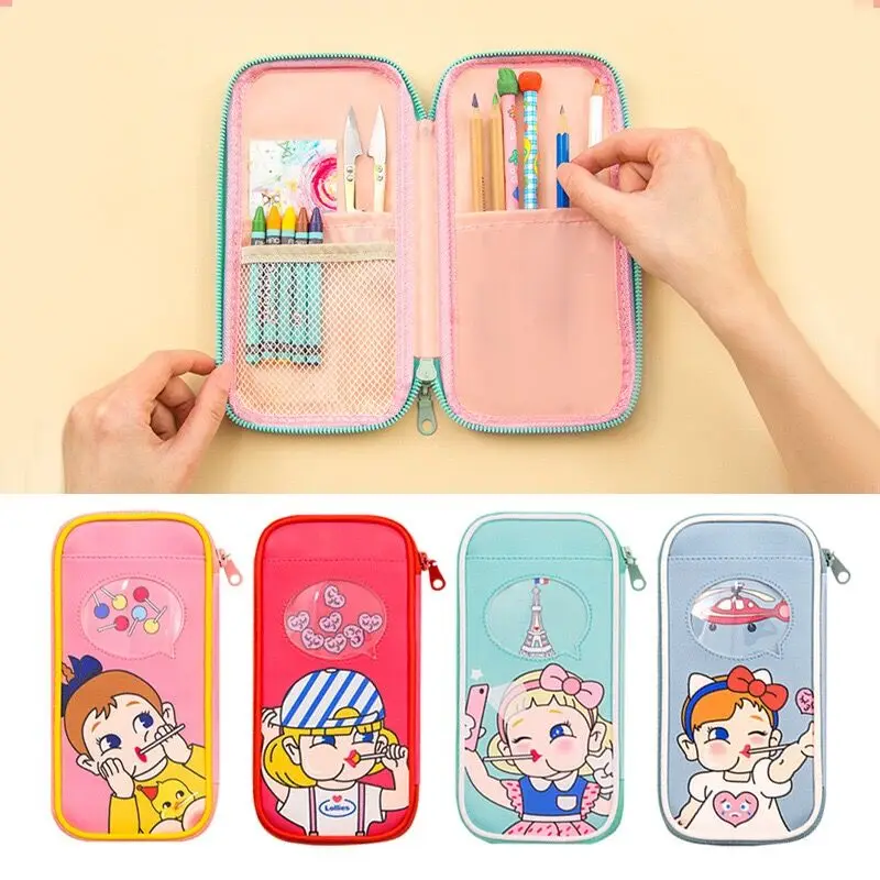 Bentoy женская сумка для макияжа с рисунком из мультфильма Модный женский чехол