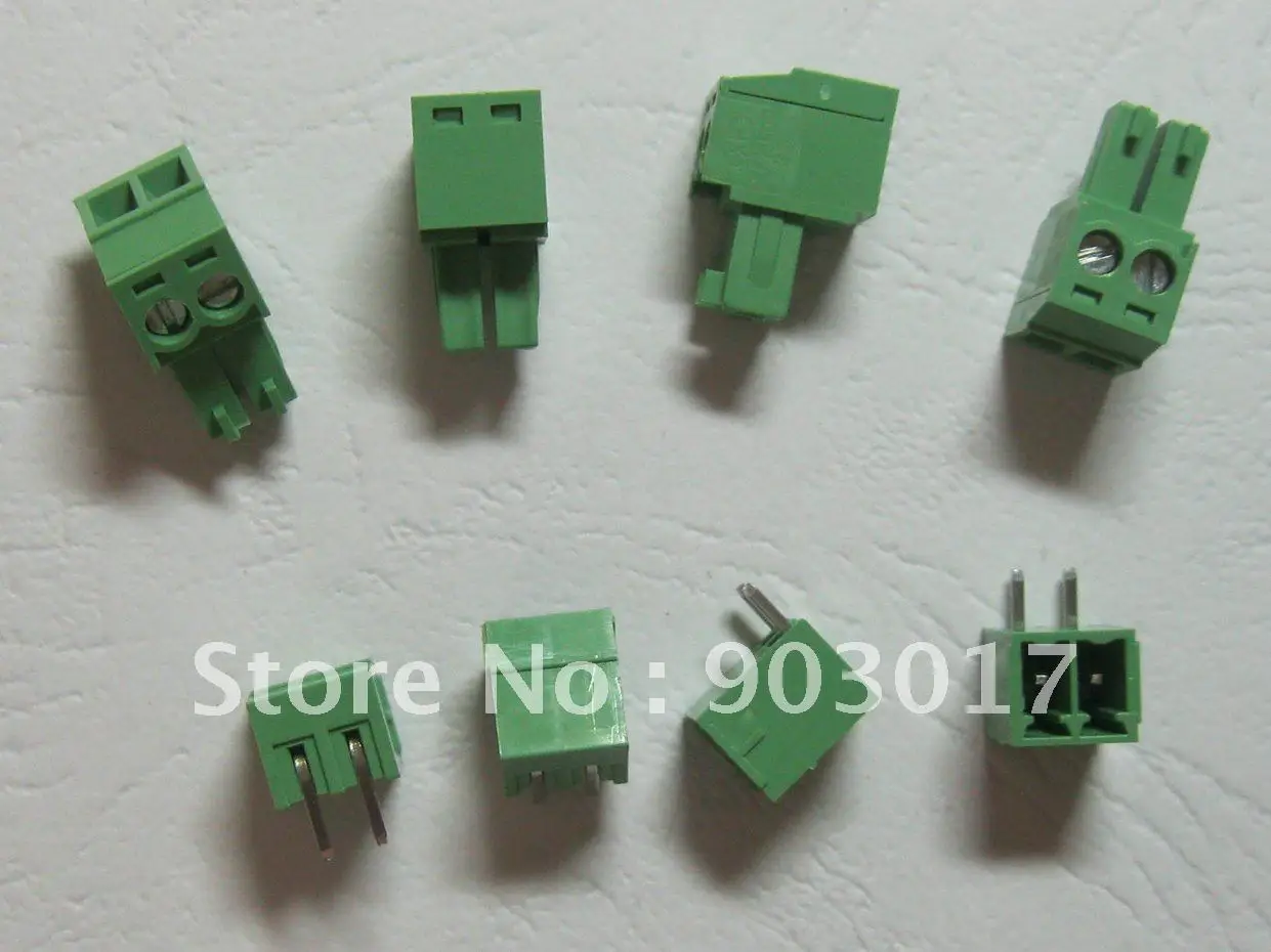 200 шт. коннекторы для клеммной колодки 2 контакта/шаг 3 5 мм|connector receptacle|block