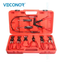 veconor mechanics 9 pcs hose clamp pliers removal garage tool set swivel jaw flat band