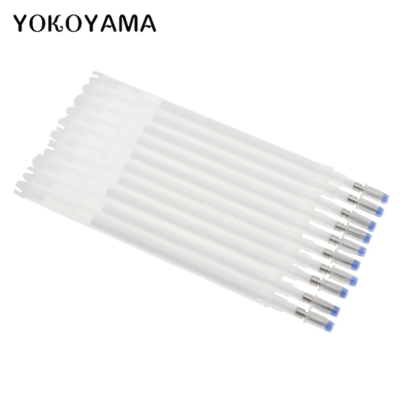 YOKOYAMA 10 шт. высокая температура исчезающая Ручка DIY шитье для ткани и кожи пластиковые глажки тепла выцветает исчезающая заправка - Цвет: white 10PCS