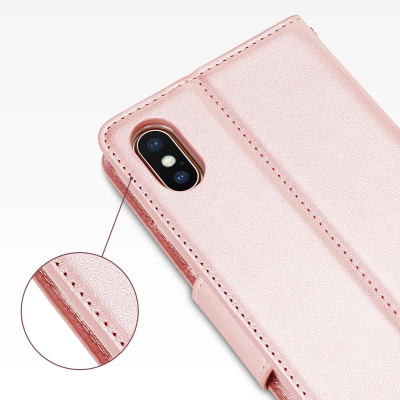For Apple iphone XS Max Case Original Hanman Leather Wallet Flip Cover for X XR Plus Mobile Phone Bags Coque | Мобильные телефоны и
