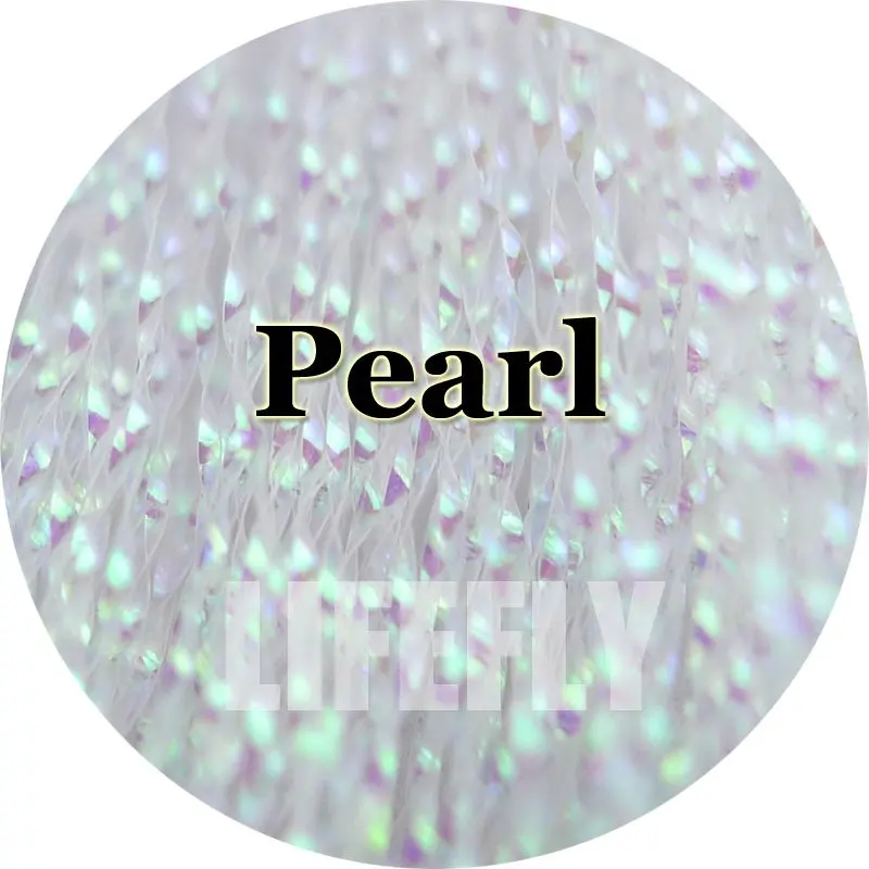 Жемчужный цвет 50 упаковок кристальная вспышка вязание мушек джиг изготовление