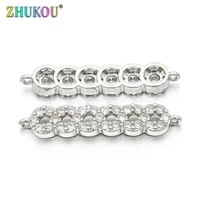 526mm supplies for handmade cubic zirconia connectors for diy jewelry findings hole 0 5mm model vs94