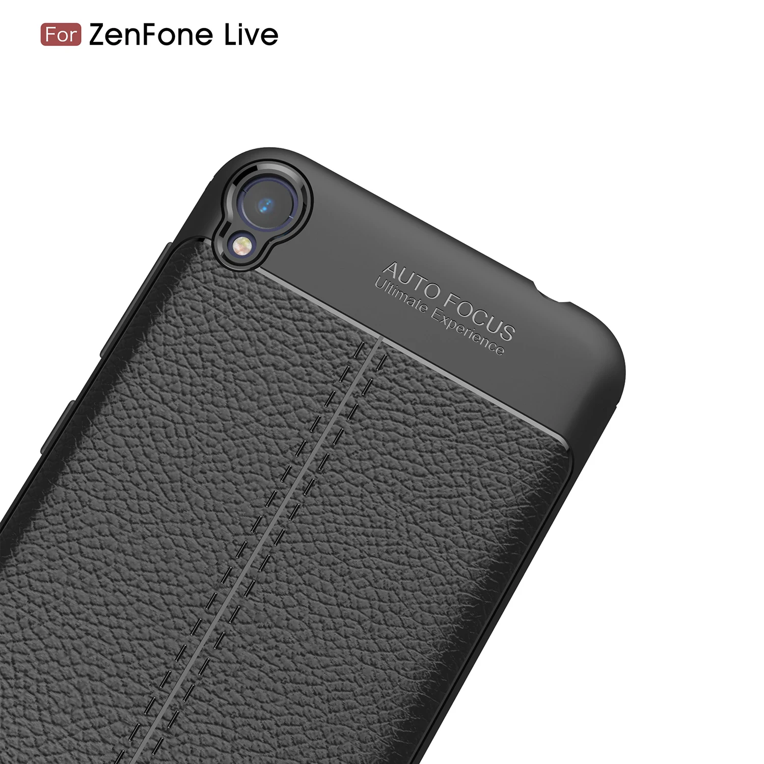 PU Leather Litchi Pattern Case For Asus Zenfone Live ZB501KL Soft TPU Silicone Back Cover Phone |