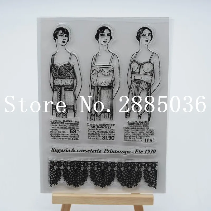 Cs1121 11x16 см записки DIY Фотоальбом учетной записи Прозрачная силиконовая резина