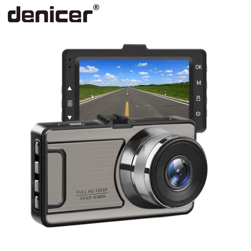 Denicer видеорегистратор Full HD 1080P Автомобильный Камера Регистратор 170 градусов