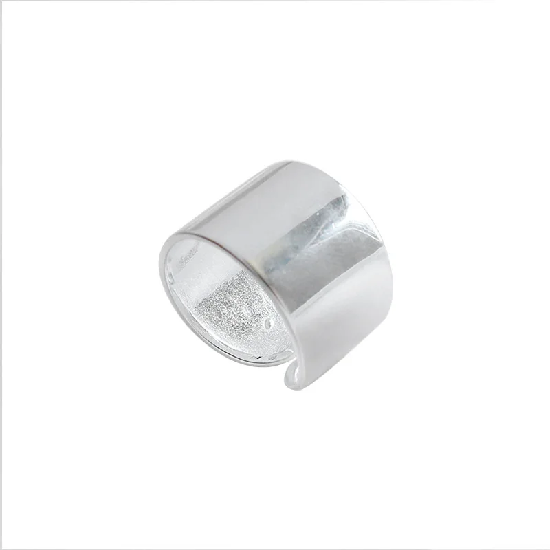 Женское широкое кольцо из серебра пробы в Корейском стиле | Украшения и