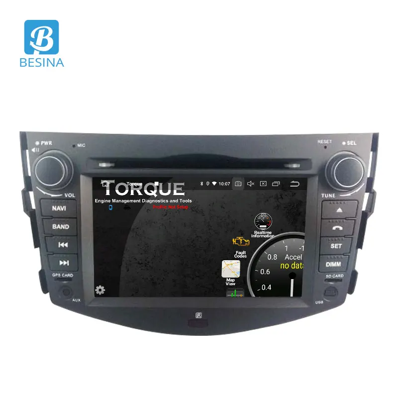 Besina Android 10 Car DVD Player For Toyota RAV4 Rav 4 2007 2008 2009 2010 2011 Multimedia GPS Navigation Stereo 2Din Radio | Автомобили и