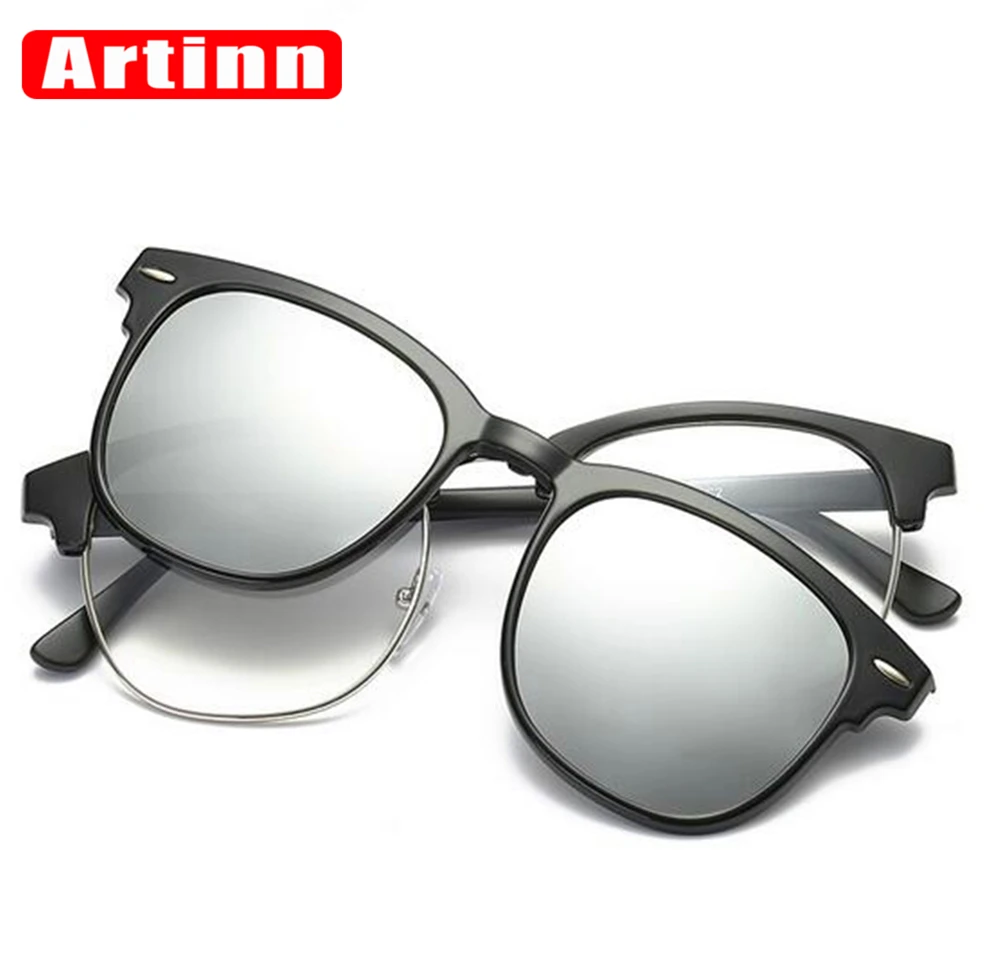 Очки солнцезащитные поляризационные 2 в 1 с магнитной застежкой|prescription eyeglasses|brand
