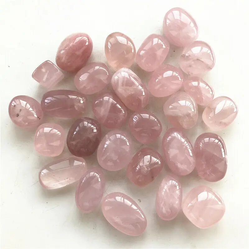 100 г мощный натуральный розовый кварцевый кристалл навалом камней гравия рейки