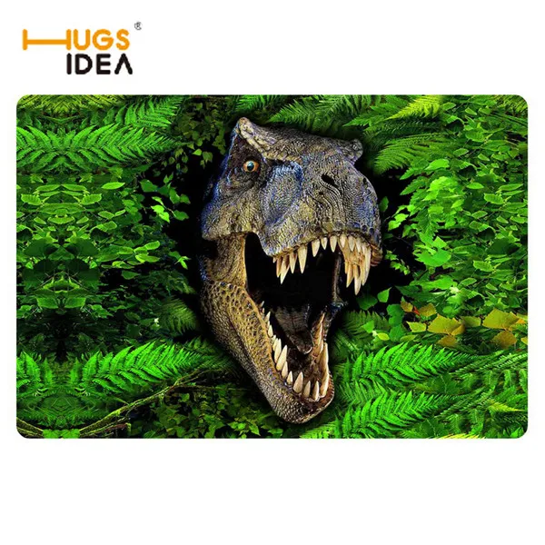HUGSIDEA Прохладный 3D животных Динозавр печати Нескользящие Tapis коврик для дома Ковры для Гостиная Кухня современные ковры Ванная комната коврики - Цвет: C0442U